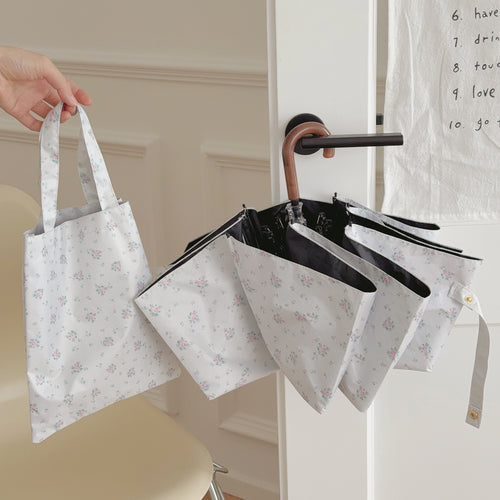 Women's Foldable Umbrella with Floral Pattern Bowlift