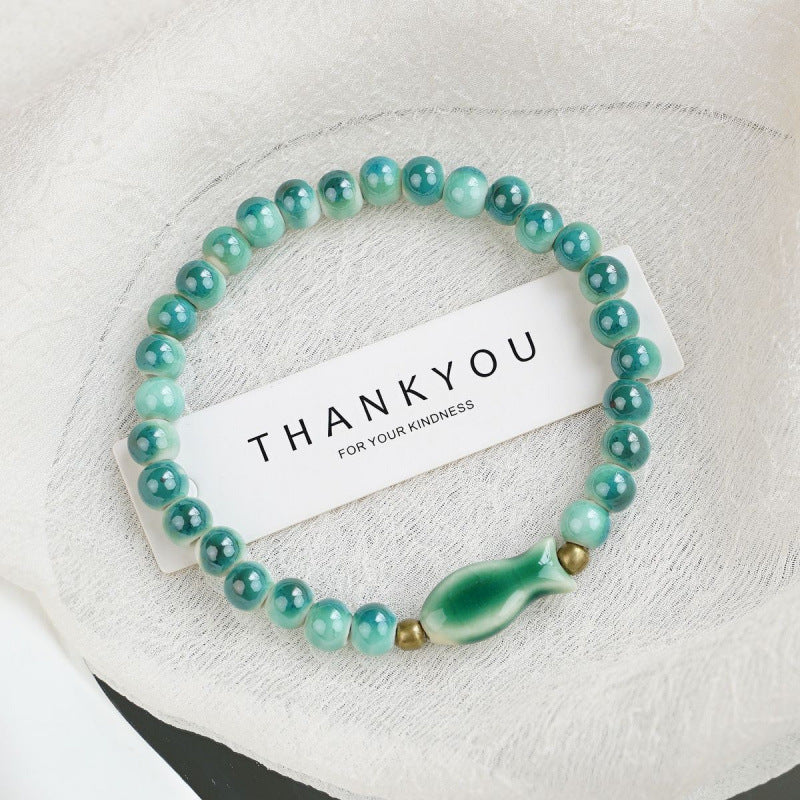 Heart-Shaped Beaded Bracelet Bowlift