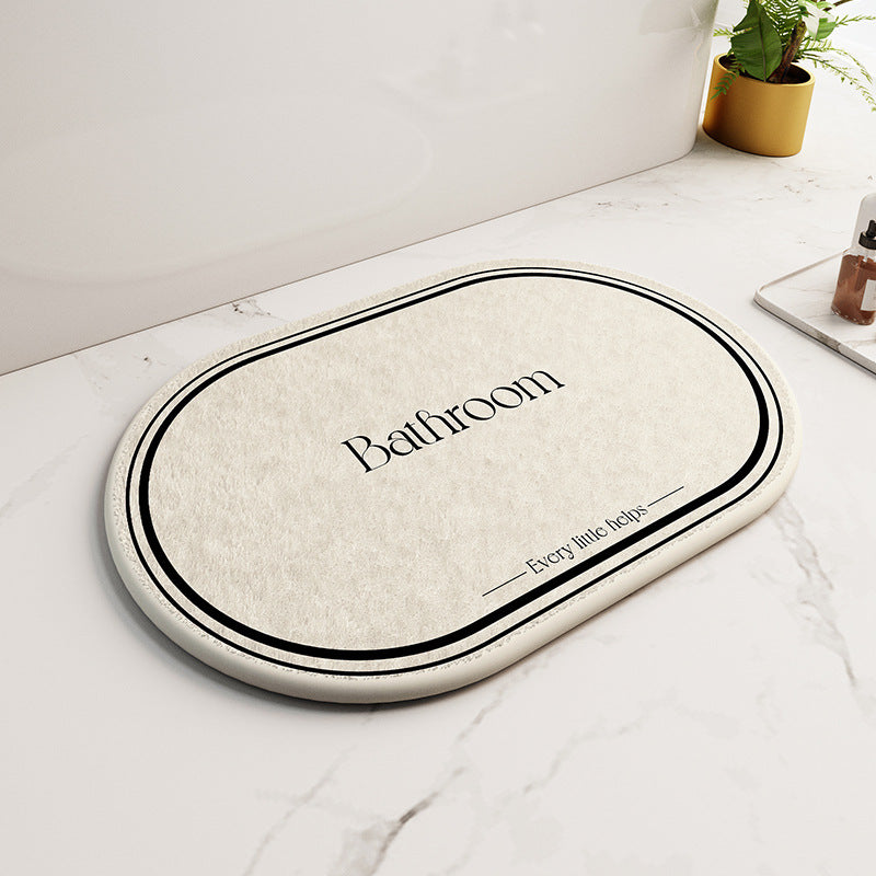 Soft Cotton Bathroom Mat Bowlift