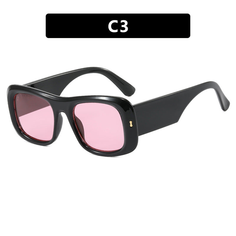 Women's oversized square sunglasses with a wide frame and polarized lenses Bowlift