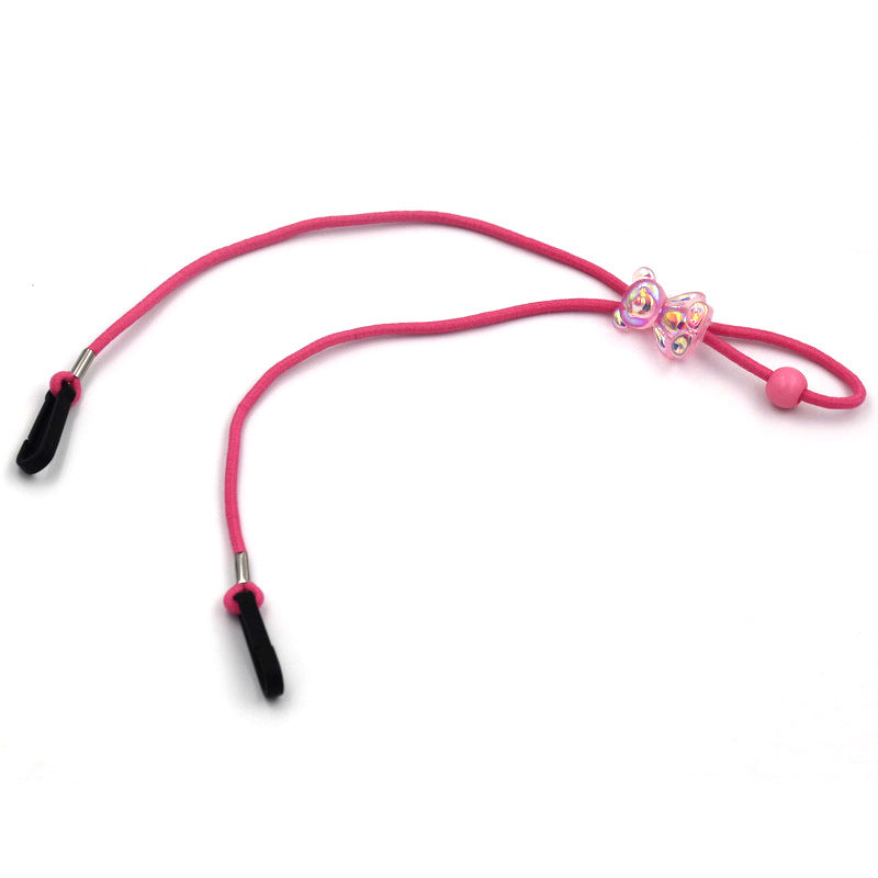 Adjustable Eyewear Retainer with Bead Detail Bowlift