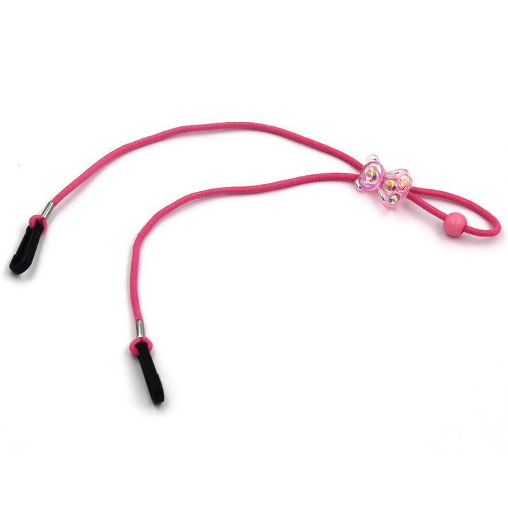 Adjustable Eyewear Retainer with Bead Detail Bowlift