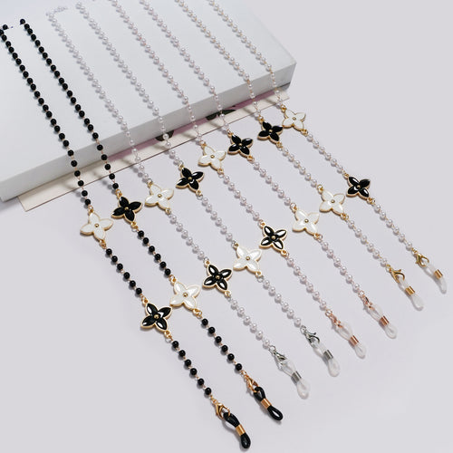 Floral Beaded Eyewear Chain Bowlift