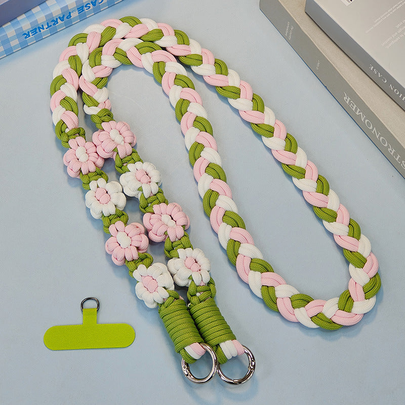 Creative Floral Design Braided Utility Leash Bowlift