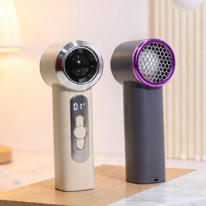 Women's Portable Mini Fan with Intelligent LED Display Bowlift