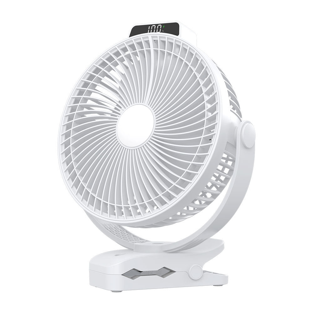Unisex Clip-On Rechargeable Desk Fan Bowlift