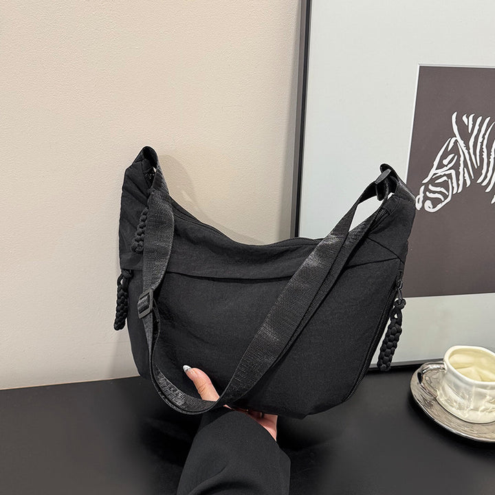 WoMulti-Pocket Lightweight Hobo Bag Bowlift