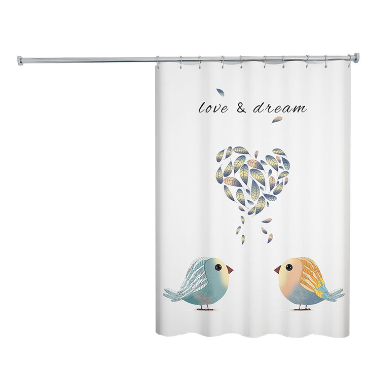 Elegant Shower Curtain Bowlift