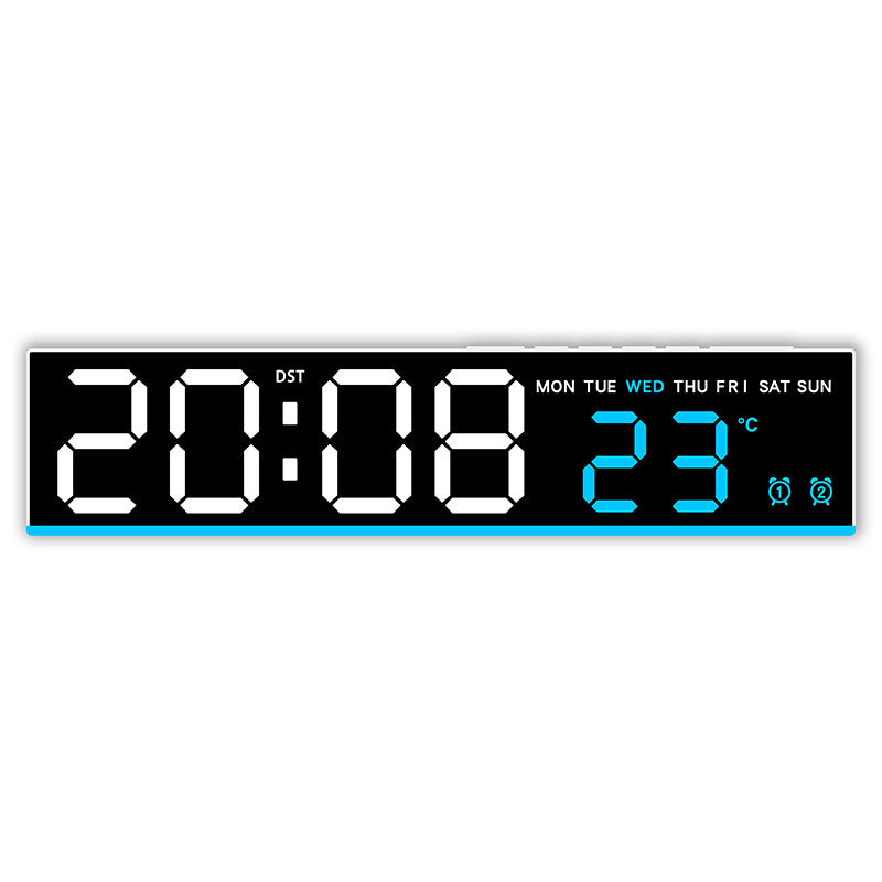 Digital LED weather clock with large display Bowlift