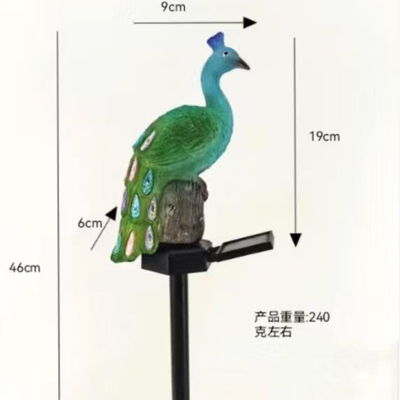 Whimsical Solar-Powered Squirrel Garden Stake Light With Integrated Solar Panel And Warm LED Glow Bowlift