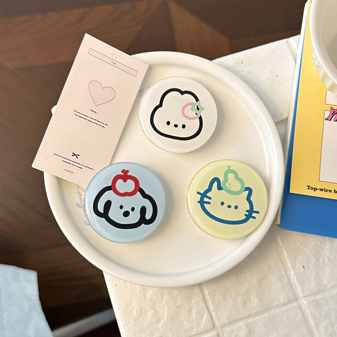 Sweet Cat Design Smartphone Finger Holder Bowlift