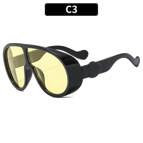 Retro Round Frame Sunglasses