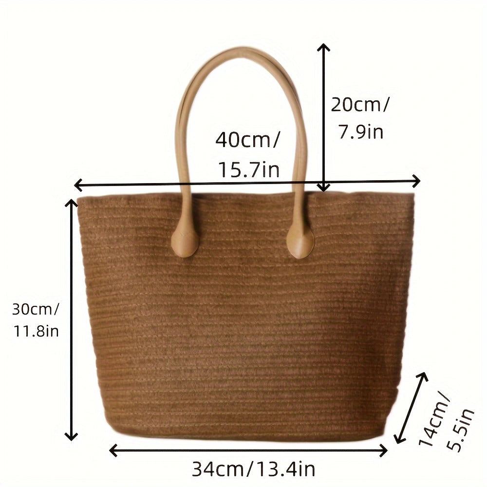 Everyday-friendly tote bag with leather handles Bowlift