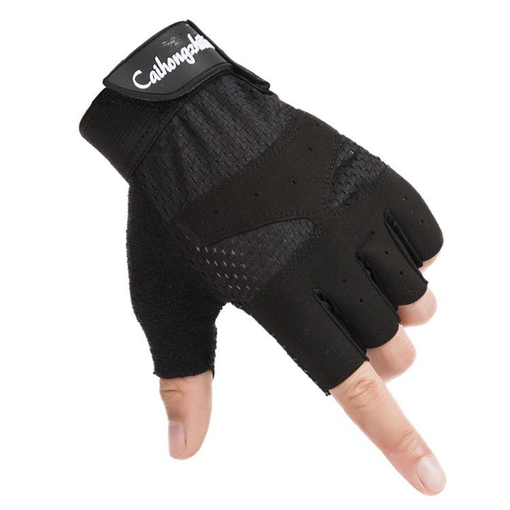 Women's fitness gloves with non-slip palm and breathable mesh Bowlift