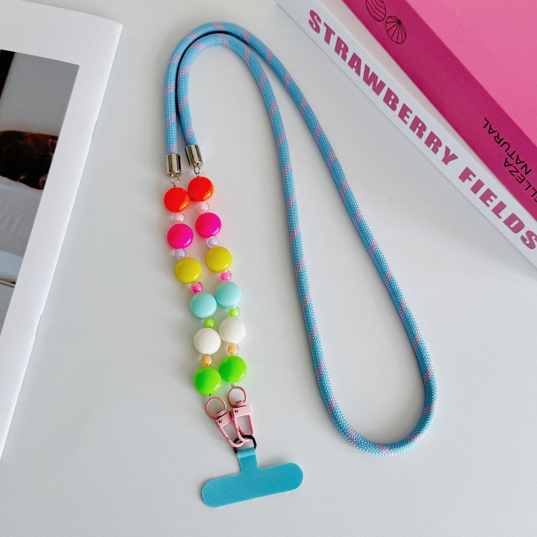 Phone chain with colorful beads Bowlift