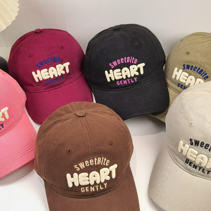 Women's Playful Embroidered Message Cap Bowlift