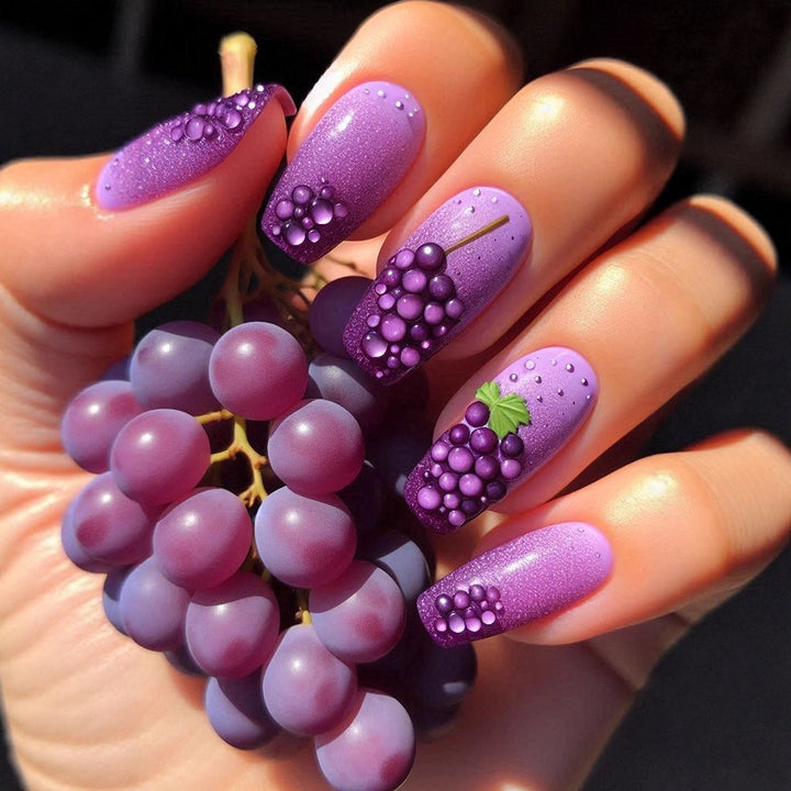 Creative Nail Art with Exotic Leaf Design Bowlift