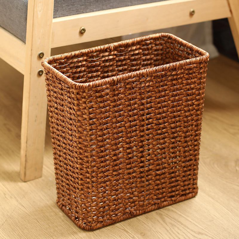 Handcrafted Wicker Waste Bin Bowlift