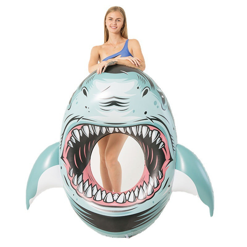 Women's Inflatable Swimming Ring with Watermelon Design Bowlift