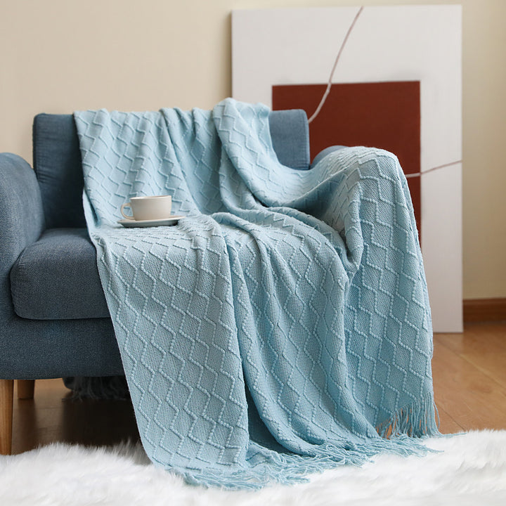 Luxurious Textured Throw Blanket