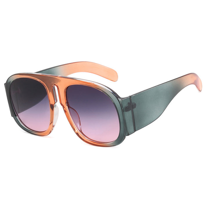 Women's trendy oversized sunglasses with fashionable gradient Bowlift
