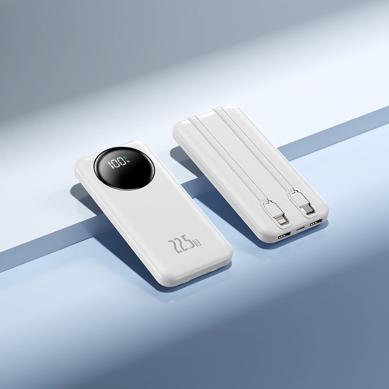 Portable power bank with integrated fast charging function and multifunctional USB ports Bowlift