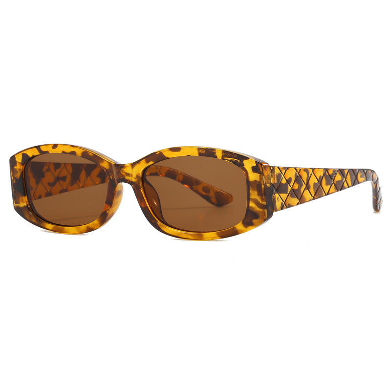 Women's Fashionable Retro Sunglasses with Square Frame Bowlift