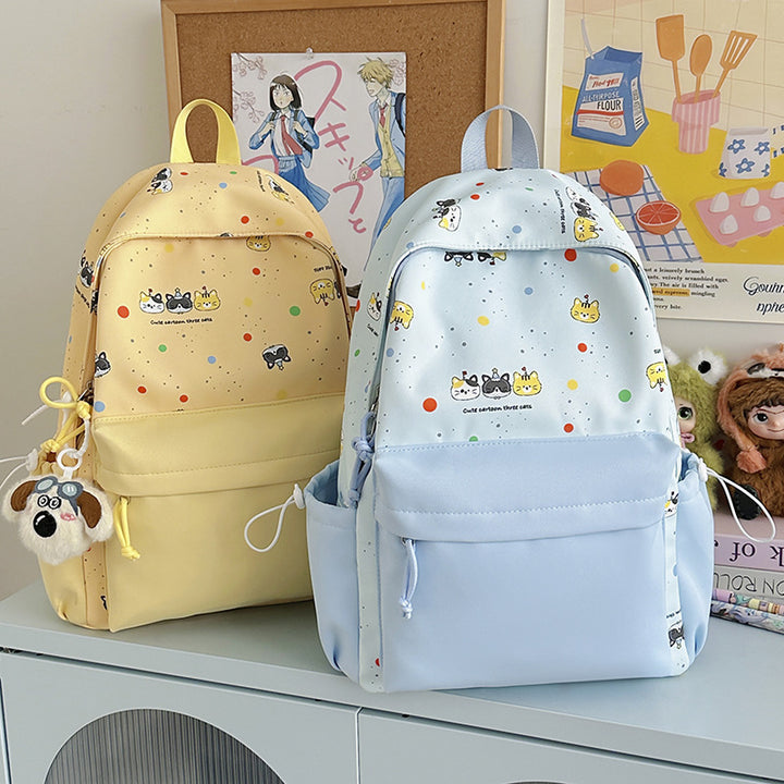 Backpack with Cute Cartoon Design and Practical Compartments Bowlift