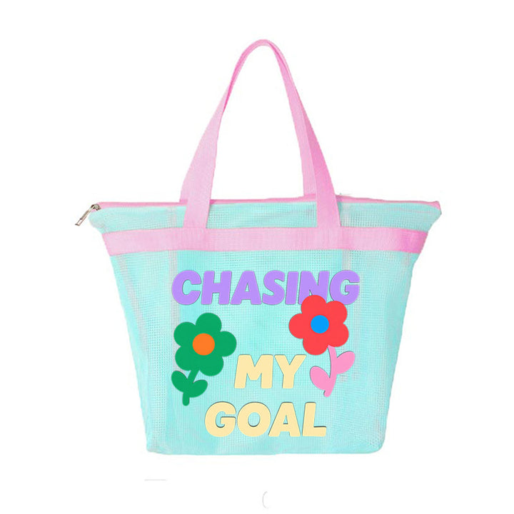 Casual Beach Bag in Playful Design Bowlift