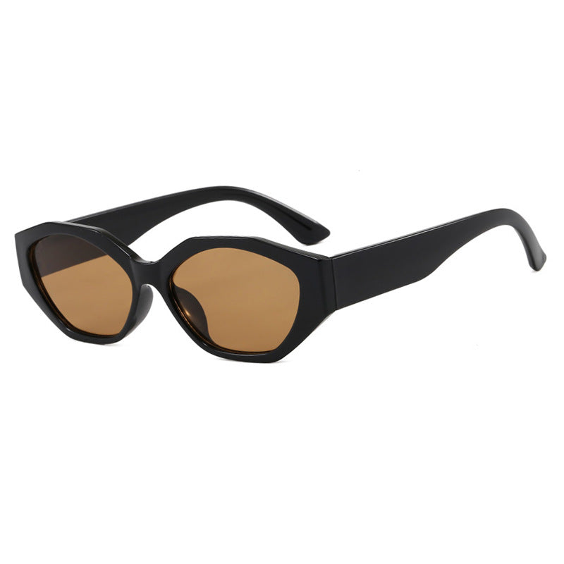 Women's stylish sunglasses in modern geometric design with protective UV filter Bowlift