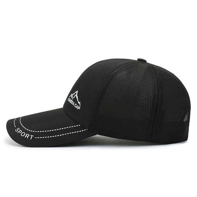 Women Sporty Breathable Mesh Cap Bowlift