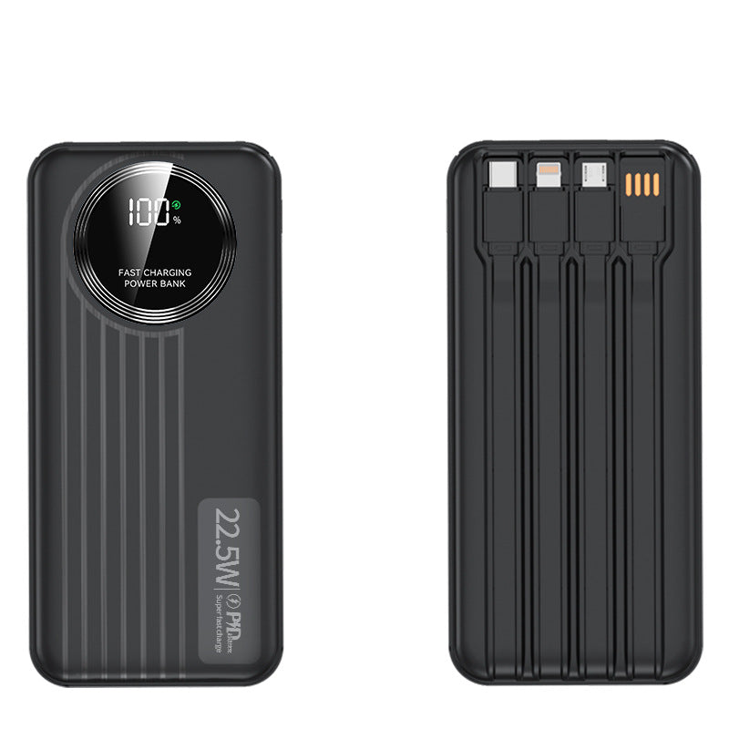 Portable power bank with fast charging function and digital display Bowlift