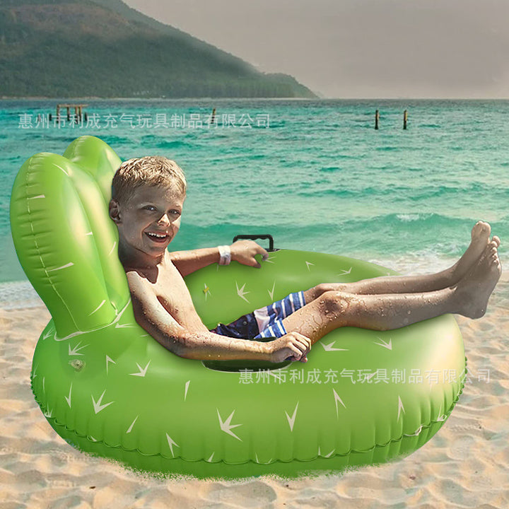 Unisex Inflatable Relax Lounger with Comfortable Backrest Bowlift