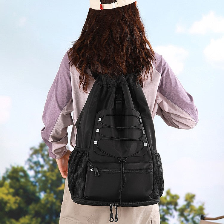 Lightweight Drawstring Sports Backpack Bowlift