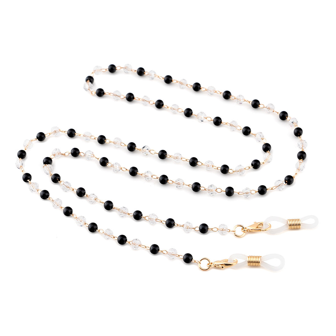 Elegant Beaded Eyewear Retainer Bowlift