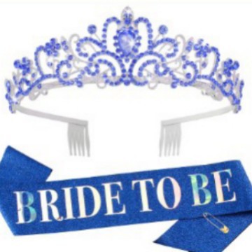Ladies Crystal Embellished Bridal Tiara Bowlift