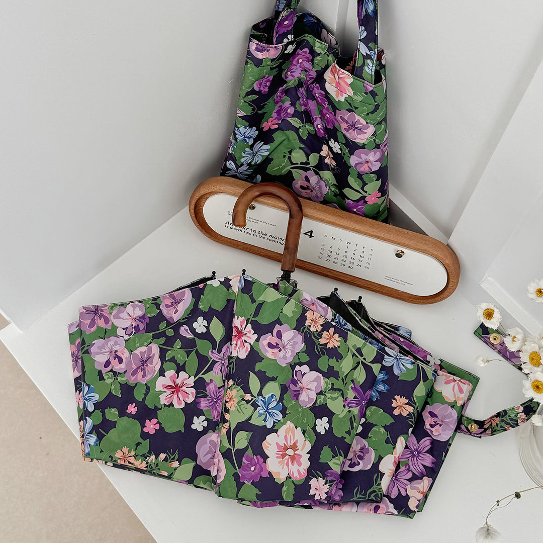 Women's multifunctional shoulder bag with floral design Bowlift