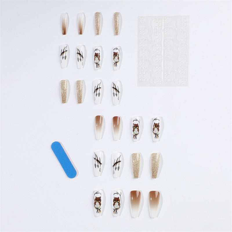 Creative animal design artificial nails Bowlift