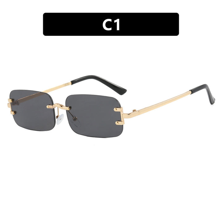 Ladies square sunglasses with high-quality metal frame Bowlift