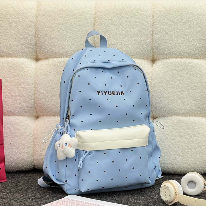 Functional Polka Dot Backpack