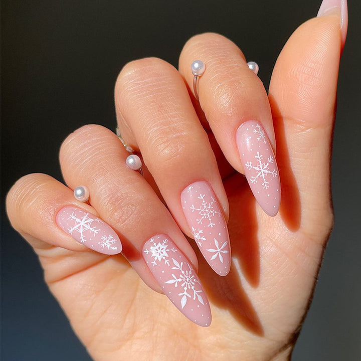 Artistic Holiday-Themed Press-On Nails Bowlift