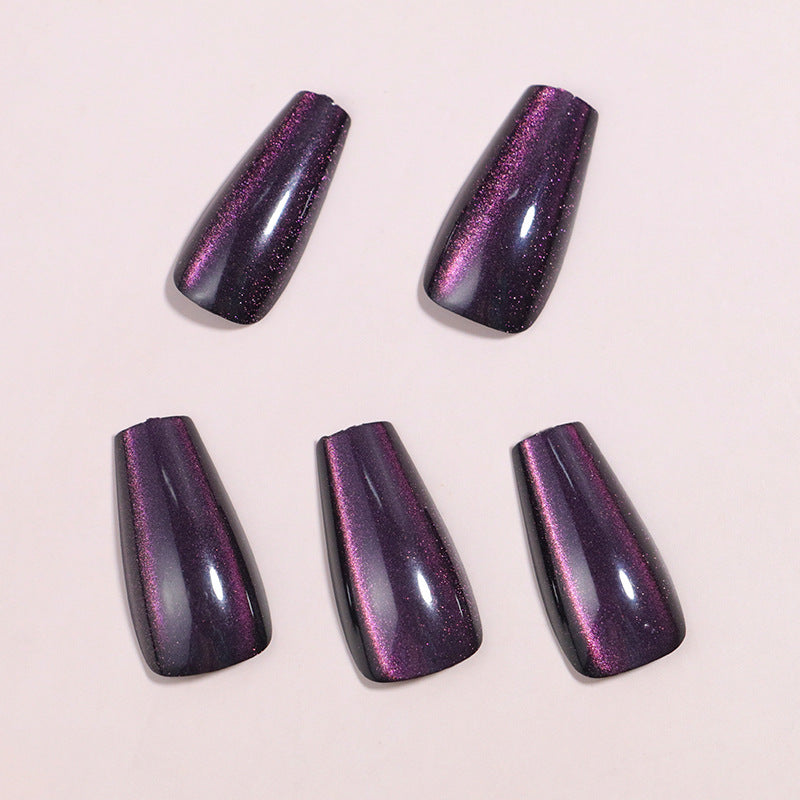 Glittery Long Stiletto Press-On Nail Set Bowlift