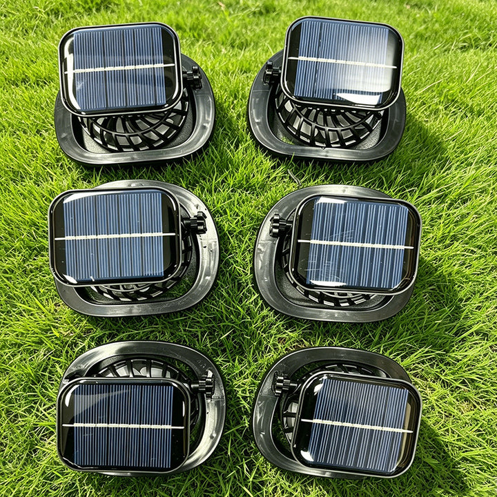 Unisex portable solar-powered mini fan with integrated solar panel Bowlift
