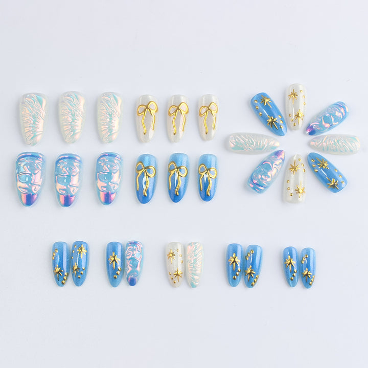 Artistic Press-On Nail Art Set Bowlift 1787542830