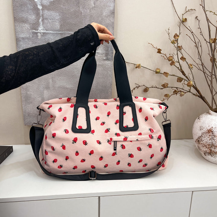 Tote bag with fruity design and multifunctional compartments Bowlift