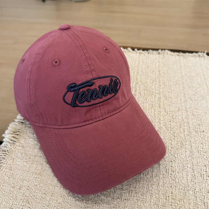 Men's Sports Cap with Tennis Graphic Bowlift