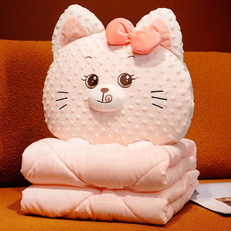 Cuddle Ready Cute Cartoon Pillow Bowliftanket | Bowlift
