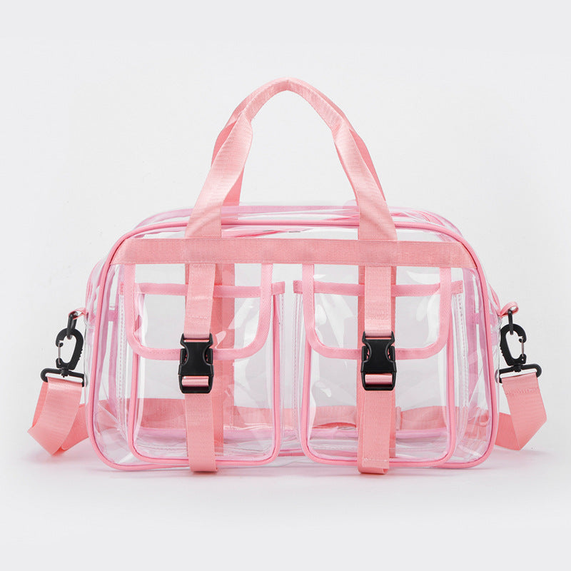 Transparent tote bag with multiple compartments Bowlift