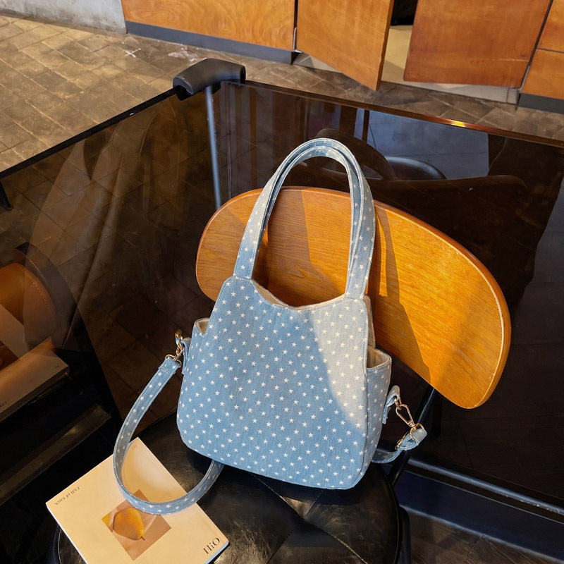 WoVersatile Star-Patterned Mini Shoulder Bag Bowlift