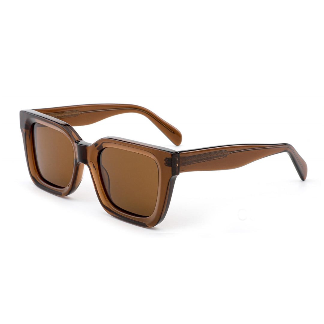 Women stylish square sunglasses with wide frame and UV protection Bowlift